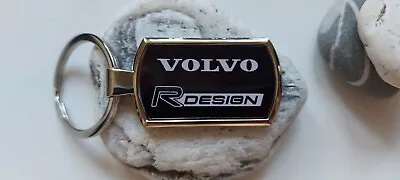 Volvo R Design Keyring Free Gift Box Chrome Metal Birthday Gifts Accessories • $7.89