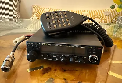 Yaesu FT-5100 Mobile VHF/UHF Transceiver W/ Microphone Made In Japan • $241.11