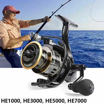 $22.98 • Buy High Speed Fishing Reel Max Drag 10kg Metal Spool Spinning EVA Non-slip Handle