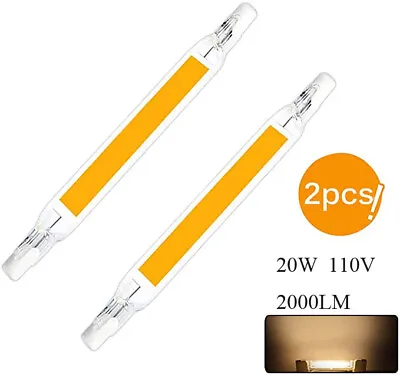 R7S LED Light Bulbs 20W 118mm 110V J-Type Linear Bulb Double Ended Flood Light • $21