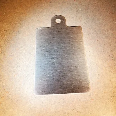 4.25  C Motorcycle Inspection Tag Plate - Stainless * USA MADE *  Virginia • $12.99