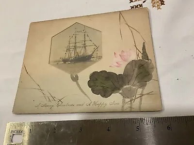 Original Rare Civil War Usn Christmas / New Year Card From Civil War Naval Hero • $547.88