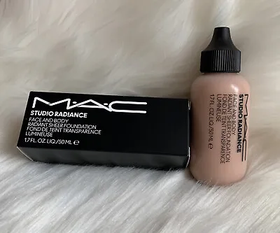 Mac Studio Radiance Face And Body Radiant Sheer Foundation - W3 - 1.7oz/50ml NIB • $22.99