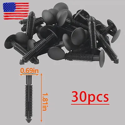30pcs Fit Ford Mustang Rocker Moulding Retainer PIN Clip W710532-S300 • $11.96