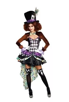 Mad Hatter Madness - Alice In Wonderland - Costume - Women - 4 Sizes • $79.99