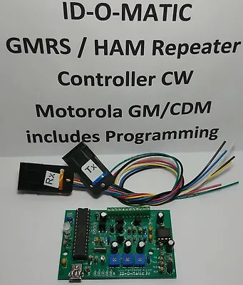 GMRS Repeater Controller CW ID For Motorola GM CDM Series Radio GM300 CDM1250 • $119.95