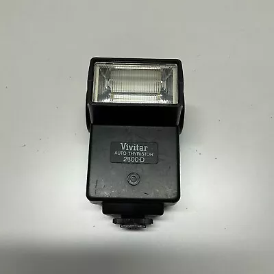 Vivitar 2800-D Dedicated Shoe Mount Flash - TESTED Working (Preloved) • $15.26