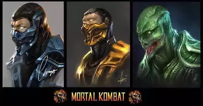 18372 Mortal Kombat 9 Game Wall Print Poster AU • $71.45