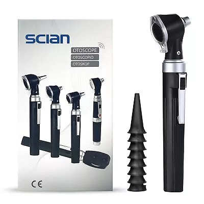 Scian Otoscope Kit Ear Scope LED Light Diagnostic ENT SET Medical Examination • £17.99