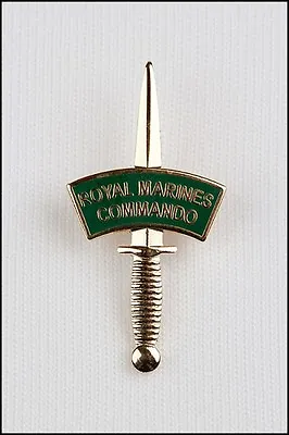 £3.95 • Buy Royal Marines Commando Gold Dagger And Patch Lapel Pin Or Walking Stick Mount