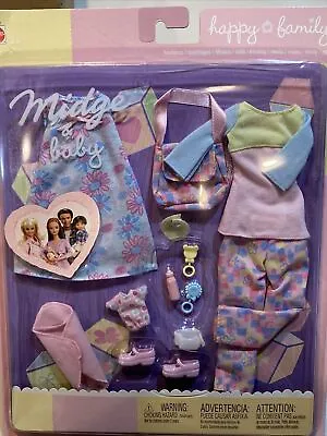 Barbie Happy Family Pregnant Midge & Baby Clothing & Accessories Sealed In Pack • $59