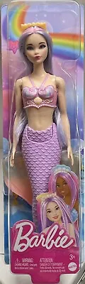 2023 Barbie MERMAID Doll PURPLE Fantasy Hair NEW&NRFB In Hand&ReadytoShip HRR06 • $39.99