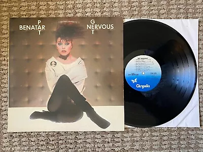 Pat Benatar “Get Nervous” LP 1982 Chrysalis Records CHR 1396  Stereo VG+/VG+ • $4