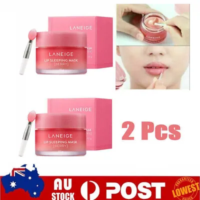 20g / 3g Laneige Lip Sleeping Care Mask Moisture Treatment Lip Balm Smooth 1/2pc • $22.85