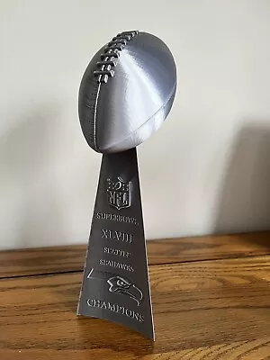 £19.99 • Buy NFL  Seattle Seahawks Commemorative Lombardi Trophy 25CM Super Bowl