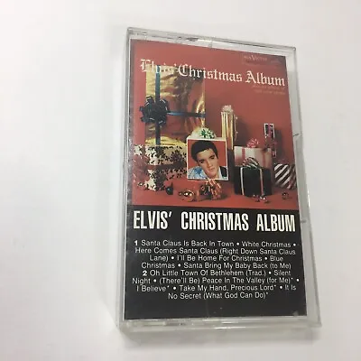 Christmas Album 1957 ~ Elvis Presley ~ Seasonal ~ Country ~ Cassette ~ Like New • $14.97