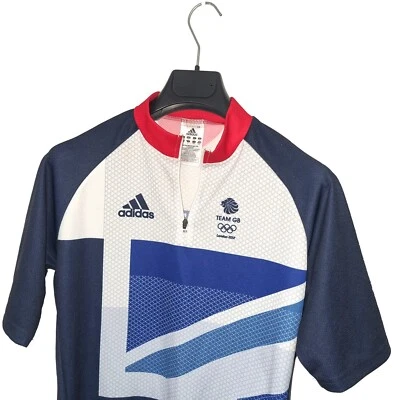 £29.95 • Buy Men's ADIDAS Premium TEAM GB London 2012 CYCLING Jersey SHIRT Size L