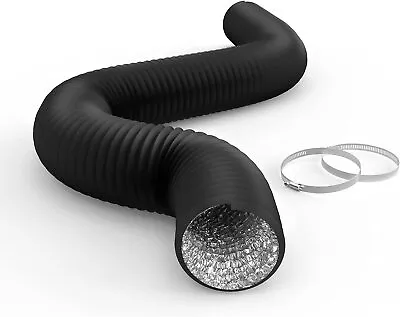 IPower Flexible 4'' 8/25Feet Aluminum Ducting 4 Layer Protection Dryer Vent Hose • $29.59