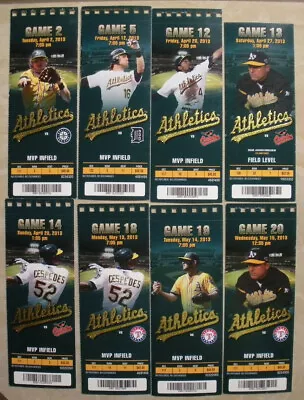 2013 Oakland Athletics MLB Ticket Stubs-One Ticket-SEE LISTING • $3.99