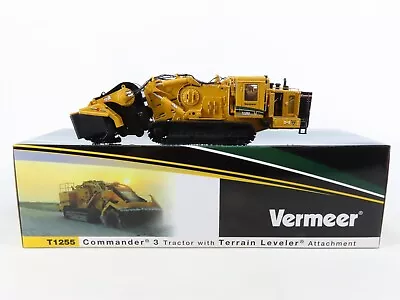 1:50 Scale TWH Die-Cast T1255 Vermeer Commander 3 Tractor W/ Terrain Leveler • $229.95