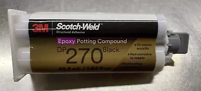 3M DP270 Black Epoxy Potting Compound 48.5mL / 1.64 Gal Oz Exp 4/25/23 • $13.99