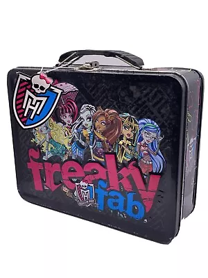 Monster High Metal Lunch Box Freaky Fab Tin NEW W/Tag • $11.99