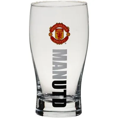 Team Unisex Pint Glass 43 Man Utd One Size • £12.45