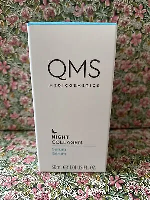 Genuine & SEALED QMS Medicosmetics ❤️Night Collagen Serum 30ml BRAND New & Fresh • £32.95