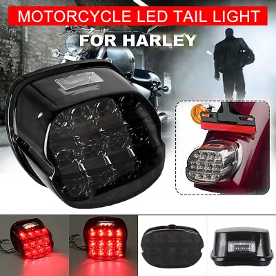 $23.98 • Buy LED Tail Light Brake For Harley Touring Glide Softail Sporster Dyna V-Rod Fatboy