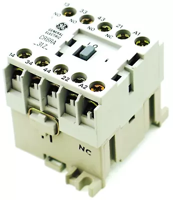 GE Miniature Din Rail Magnetic Contactor CR6RA31ZB 220V AC Coil CA4-5C-01-220 • $39.99