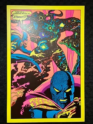 Doctor Strange & Eternity Black Light Marvel Comic Poster By Gene Colan • $29.99