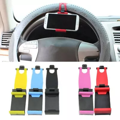 AUTO DECORATIVE ACCESSORIES Clip Car Steering Wheel Bike Handlebar Phone  S2 • $3.08