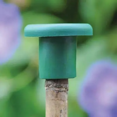 Cane Caps Safety Protectors Soft Toppers Pack Of 8 Ideal For Bamboo Canes T&M • £11.99