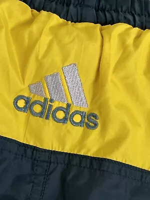 Adidas Vintage Running Shorts Mens XL Nylon Shiny Sports Gym Sprinter • $21