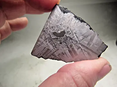 Low Price! Terrific Etched Slice! Muonionalusta Swedish Iron Meteorite 43.3 Gms • $111.75