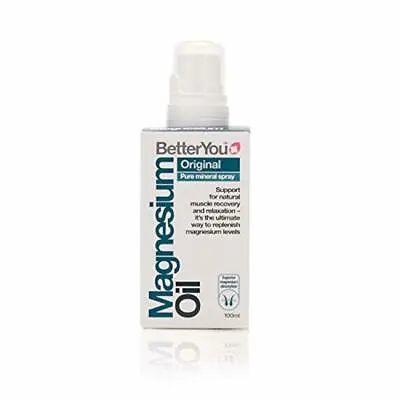 BetterYou Magnesium Oil Original Body Spray 100mL Better You Muscle Cramps • £10.28