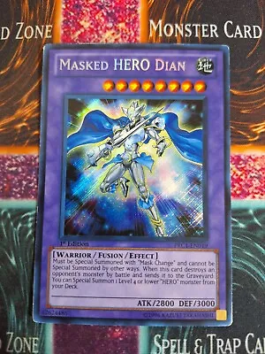 Yu-Gi-Oh! TCG Masked HERO Dian PRC1-EN019 Secret Rare 1st Edition MP • $7.50