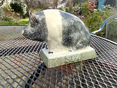 VINTAGE RYE POTTERY MODEL OF A SOW DAVID SHARP C1970s • £40