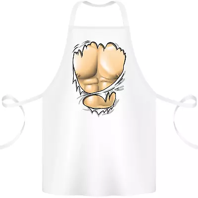 Gym Ripped Muscles Effect Cotton Apron 100% Organic • $19.62