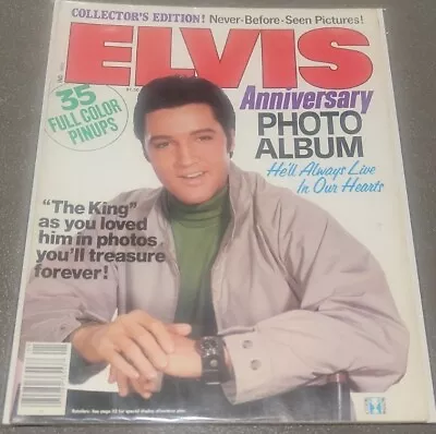 Elvis Anniversary Photo Album 35 Color Pin-Ups • $12.95