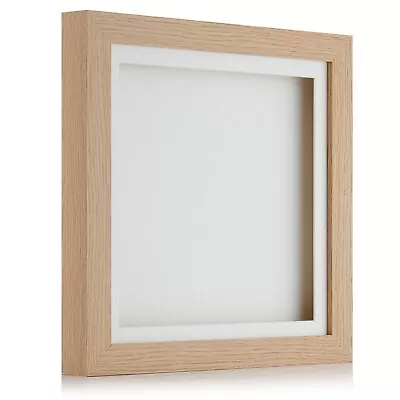 3D Deep Box Frame Range Picture Photo Frame Display Various Sizes 12x12 A4 White • £12.50