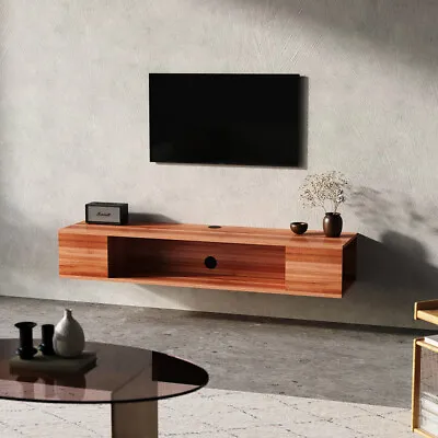 Modern Wall Mount TV Cabinet Floating TV Unit Stand Media Console Cupboard 135CM • £55.95