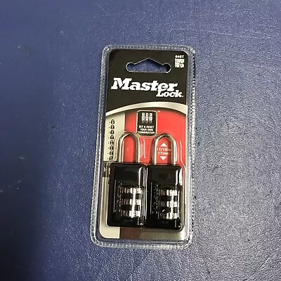 Master Lock Luggage Combo Lock 2 Pack Set Your Own Combo 646T • $3