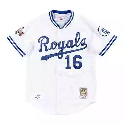 Kansas City Royals Bo Jackson #16 Mitchell Ness White 1989 MLB Authentic Jersey • $499.94