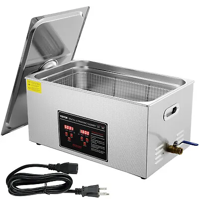 VEVOR 22L Ultrasonic Cleaner With Timer Heating Machine Digital Sonic Cleaner • $183.99