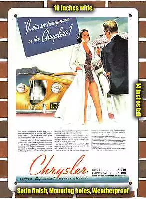 Metal Sign - 1938 Chrysler Royal- 10x14 Inches • $24.61