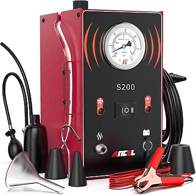 ANCEL S200 Automotive EVAP Smoke Machine Vacuum Leak Detector Tester Fuel Pipe • $124.99
