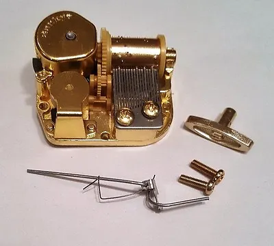 Sankyo 18 Note Music Box Movement With Reuge Wire Stopper- Because I Love You  • $15