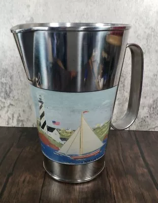 Stainless 3516 Open Pitcher Art By Warren Kimble  Coastal Breeze  Kamenstein  • $15