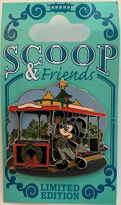 WDW Disney Scoop And Friends Horse-Drawn Trolley Streetcar Main Street LE Pin • $34.99